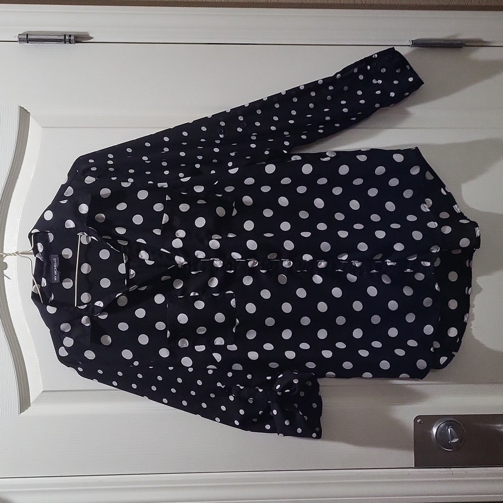 Black & white blouse from My Michelle in XL